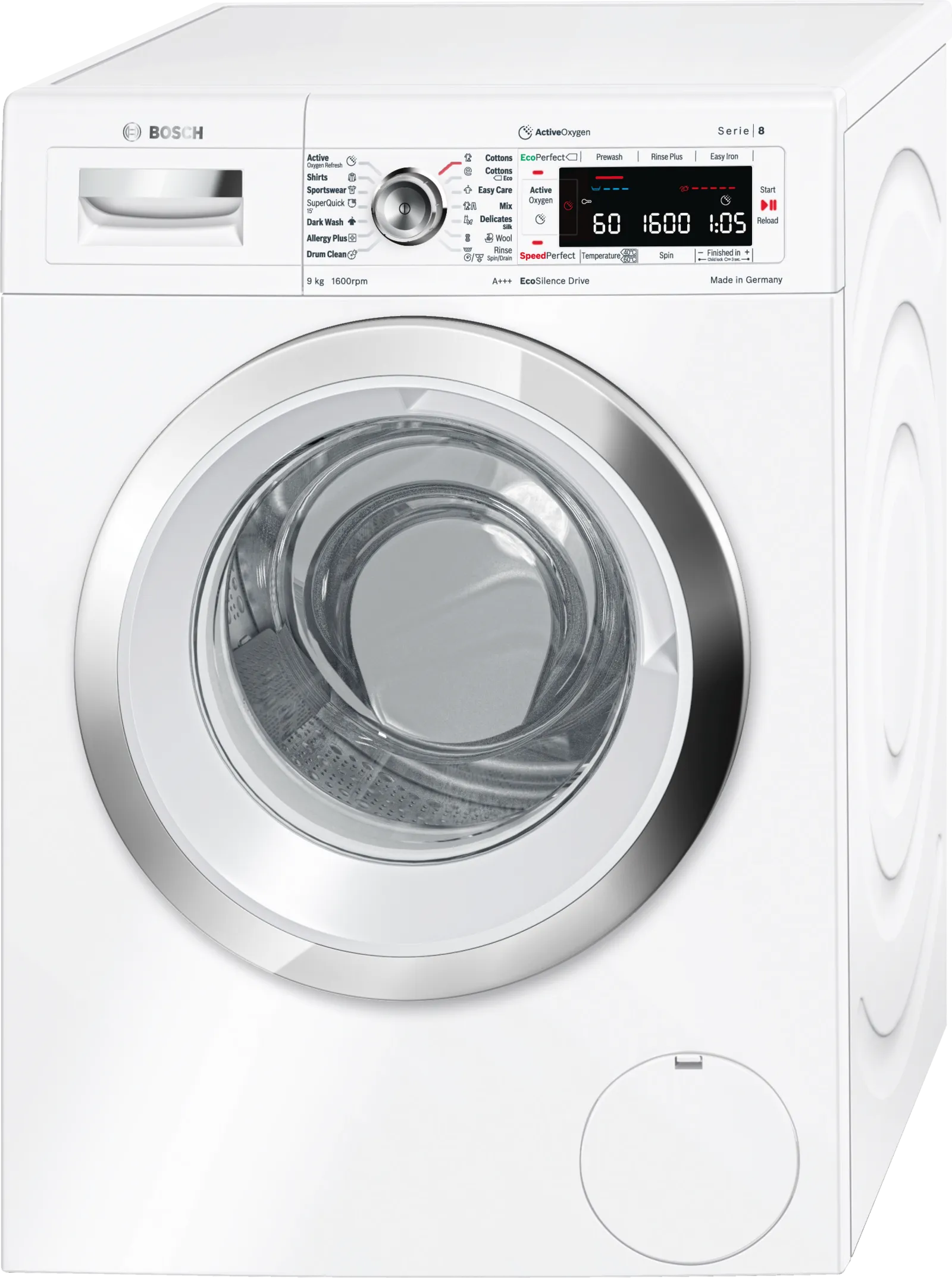 ماشین لباسشویی بوش مدل waw32760me ظرفیت 9 کیلویی